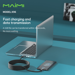 Maimi 2M cordon de charge tressé en nylon câbles de téléphone mobile charge rapide micro charge rapide usb type c pd câble de données - Product Image 4