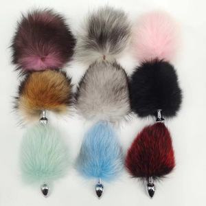 ชุดของเล่นทางเพศพร้อมปลั๊กเสียบก้นโลหะหางจิ้งจอกแบบถอดเปลี่ยนได้ - Product Image 2