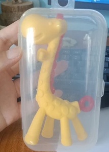 2024 bán chạy nhất Babi đồ chơi động vật con hươu cao cổ Silicone <span class=keywords><strong>Teether</strong></span> cho xe đẩy trẻ sơ sinh trẻ em trẻ em - Product Image 4