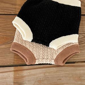 Set Maglione in Lana per Bambine con Colletto Arricciato, Outfit Bicolore Morbido e Caldo per Clima Fresco, Uso Quotidiano Casual - Product Image 6