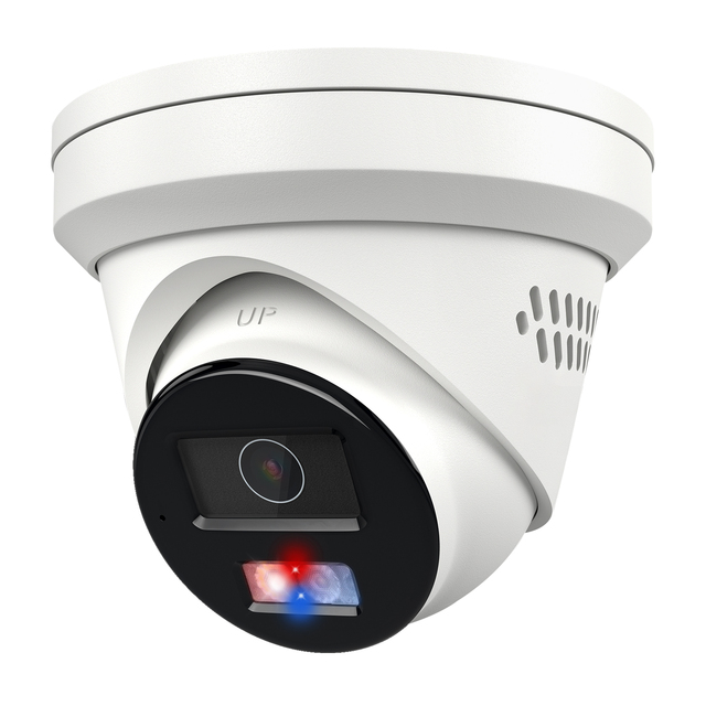 OEM 8MP IP Camera Poe Security Turret POE Camera F1.6 VCA MD 2.0 IR&Color Dual-Light 130db WDR H.265+ IP67 Network Camera