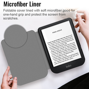 Funda inteligente de piel sintética para <span class=keywords><strong>Kobo</strong></span>, Funda delgada de 6 pulgadas para <span class=keywords><strong>Kobo</strong></span> Nia, 2020 - Product Image 5