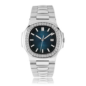 Montre sport à quartz de luxe OEM/ODM avec garantie de qualité, boîtier en acier inoxydable étanche, cadran en cristal saphir et bouton poussoir - Product Image 1