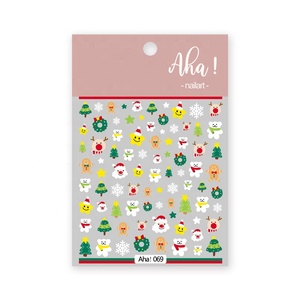 Qianya 2017 lindo Kawaii Santa Tree 3D Nail Art Sticker estilo navideño conejo decoraciones <span class=keywords><strong>de</strong></span> <span class=keywords><strong>uñas</strong></span> al por mayor <span class=keywords><strong>uñas</strong></span> <span class=keywords><strong>de</strong></span> plástico - Product Image 5