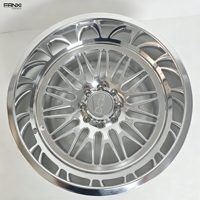 Jantes forgées concaves FANXI Smooth Polish 24x14 pour Ford F250 8x170 8 trous, 20x10 22x12 26x16 pour Chevrolet 2500HD Denali 2500