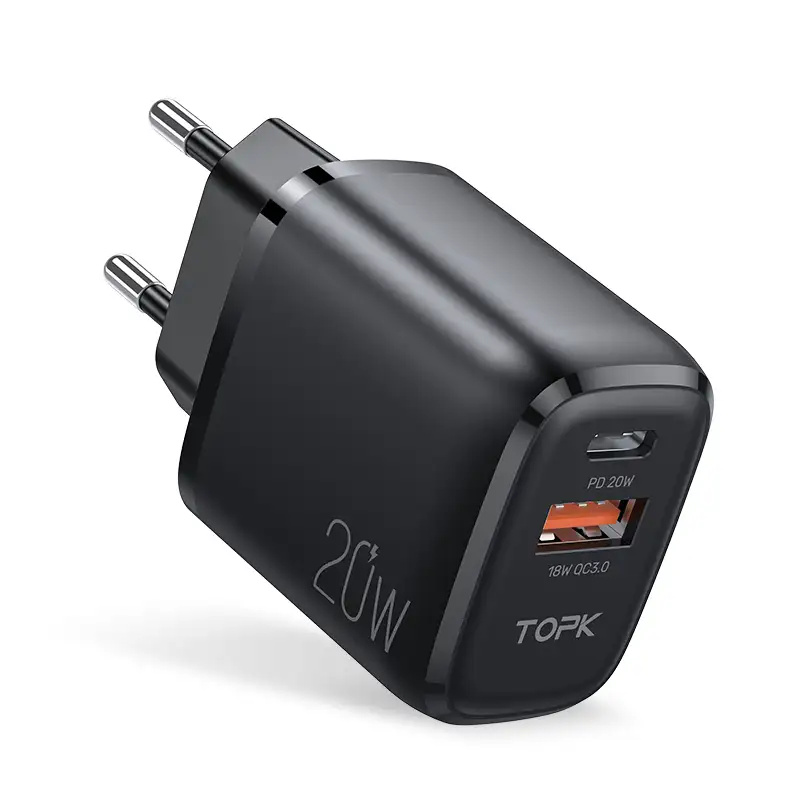 2021 New Arrivals TOPK B210P 20W USB C Wall Charger Portable Mobile Phone Fast ChargerためiPhone 12