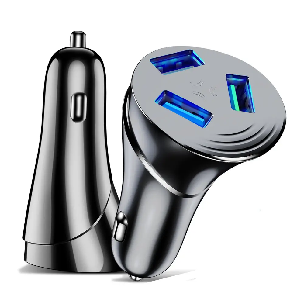 2023 Hot Selling 3 USB Cigarette Lighter Socket Splitter Quick Charge 3.0 USB Car Charger For Google Pixel 4 5 6 7 A Pro Charger