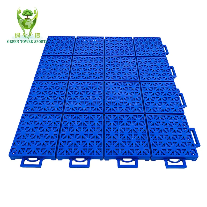 Pp Suspended outdoor Plastic Interlocking Basketball /tennis/Futsal Court Assembly Flooring For outdoor Sport tiles