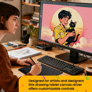 Tablette graphique à pression DigiDraw T610 16384 pour dessin numérique et illustration - Product Image 4