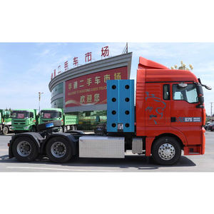 Optimus Prime CNG sitrak รถแทรกเตอร์6x4เครื่องยนต์ sinotruck สีแดงขายดียูโร6แผ่นเหล็กดีเซลอัตโนมัติ - Product Image 4