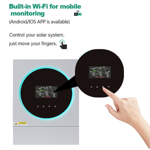 Biến tần năng lượng mặt trời lai 4Kw 6KW 4000W 6000W 48V với MPPT cho hệ thống năng lượng mặt trời cho gia đình và Chính Phủ - Product Image 4