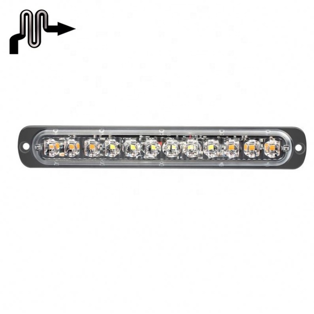 12LED Emergency Strobe Light Bar 12-24V CE RoHS Certified Car/Truck/Van/ATV/SUV Road Vehicle Surface Mount Driving Lights