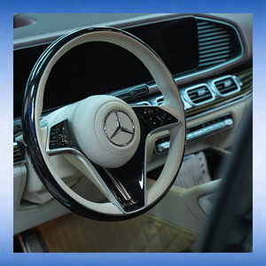 Kit de Molduras para Mercedes-Benz AMG GLS63 2021, Actualización de 4 Plazas, Color Caoba/Beige Macchiato (Estilo Pata de Gallo) - Product Image 2