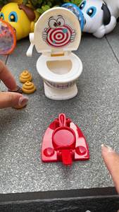 Mini jouet catapulte créatif <span class=keywords><strong>pour</strong></span> <span class=keywords><strong>toilettes</strong></span>, roman amusant, jeu de tir de bureau <span class=keywords><strong>pour</strong></span> enfants, nouvelle parodie familiale, jouets délicats en plastique durable - Product Image 5