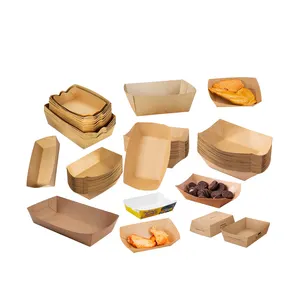 Commercio all'ingrosso Auto biodegradabile scatola di patatine fritte macchine per la produzione di cibo vassoio per barche