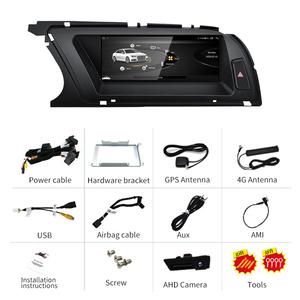 Mtk8.8 1 inç kablosuz CarPlay oto anaudi d14 araba Stereo multimedya AUDI 08-16 için A4 B8 S4 kafa ünitesi radyo Bluetooth - Product Image 5