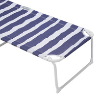 Fauteuil de plage réglable, imperméable, pliable et inclinable, pour l'extérieur, lit de plage, imperméable, Oxford, 1 place
