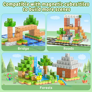Juegos de juguetes de bloques de construcción magnéticos de plástico de nuevo estilo, regalo perfecto para niños - Product Image 4