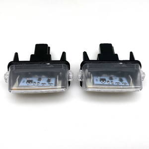 Décoration de voiture sans erreur plug and play 2835smd 12v haute luminosité lumière blanche led plaque d'immatriculation - Product Image 2