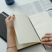 Carnet de notes/agenda en cuir recyclé à couverture rigide A5/A6, personnalisable avec logo, vente en gros, fabricant populaire sur le marché