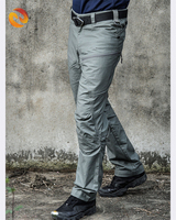 Pantalon tactique pour hommes Pantalon de randonnée cargo Rip Stop Pantalon de travail hydrofuge pour l'extérieur