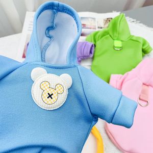 Sudadera con capucha para perro con forro polar, bonito estampado de animales para ropa de gato y perro, ropa de otoño e invierno - Product Image 4