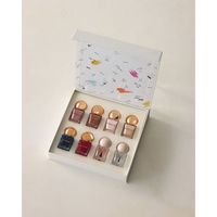 Estuche de Lápiz Labial de Alta Gama, Caja de Regalo Magnética, Cartón Rígido Personalizado, Revestimiento de Esponja Reciclable, Almacenamiento de Cosméticos de Belleza, Recubrimiento UV