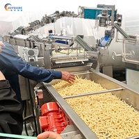 Ligne de production automatique de frites, équipement de friture industriel pour frites surgelées