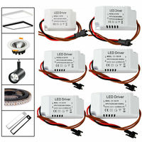 Controlador LED 3W 12W 18W 36W Transformador de Alimentación CA 110V 220V CC 12V 24V 300mA