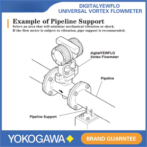 Débitmètre vortex Yokogawa Capteur de débit vortex DY080 DN80 80 mm (3 pouces) Débitmètre vortex débitmètre - Product Image 4