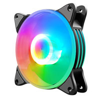 Vente en gros OEM RGB Fan 120mm CPU Cooler 12V ordinateur Gaming Case Cooling Fan With LED Light PC Fan télécommande pour PC case