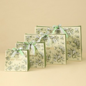 Bolsa de Regalo de Arte de Lujo Ecológica, Cinta Personalizada Impresa en <span class=keywords><strong>Rosa</strong></span>, Materiales Reciclados, Embalaje de Ropa, Pequeñas Empresas, Estampado en Caliente - Product Image 5