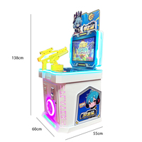 Machine d'arcade rétro verticale multi-jeux, jeu d'arcade de tir pour enfants à pièces, certifiée CE, prise américaine, personnalisable