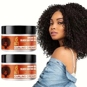 Meilleure crème capillaire sans rinçage à base <span class=keywords><strong>de</strong></span> plantes biologiques 100g <span class=keywords><strong>de</strong></span> Guangdong pour adultes unisexe, définissant et activant les <span class=keywords><strong>boucles</strong></span> - Product Image 6