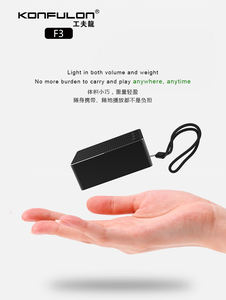 KONFULON 2024 Productos promocionales Mini altavoz inalámbrico portátil de estilo clásico para la reproducción de música al aire libre y en el hogar - Product Image 3