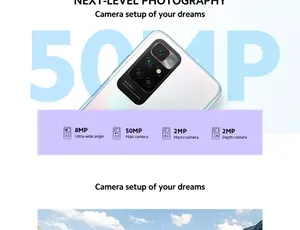 <span class=keywords><strong>Redmi</strong></span> <span class=keywords><strong>10</strong></span> <span class=keywords><strong>2022</strong></span> Globale Nuovo Smartphone Sbloccato Octa Core Fotocamera 50MP Display LCD 90Hz 6.5" LTE Batteria 5000mAh MIUI 12.5 - Product Image 6