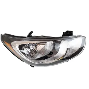 Alogena anteriore nero del faro per Hyundai Accent 2012 2013 2014