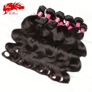 Remy Body Wave Indian 100% Virgin Asian Extensions Braiding Pony Human Hair