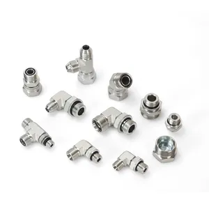 feike cnc JIC/BSPP Male Carbon Steel 1JB-WD High Pressure Hydraulics Hose Adapter Fittings In 1/8- 1 1/2 EATON Standard