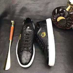 Goodyear welt marche chaussures en cuir d'autruche hommes baskets faites à la main de qualité supérieure chaussures pour hommes haut de gamme <span class=keywords><strong>luxe</strong></span> classique chaussures pour hommes - Product Image 4