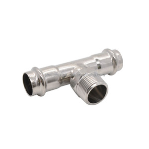 Profilo V e M in acciaio inossidabile <span class=keywords><strong>SS</strong></span> 304 raccordo a t con filettatura BSP NPT - Product Image 2