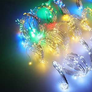 Micro <span class=keywords><strong>LED</strong></span> Bạc Dây Cổ Tích Đèn Giáng Sinh Trang Trí Cây Ánh Sáng - Product Image 3