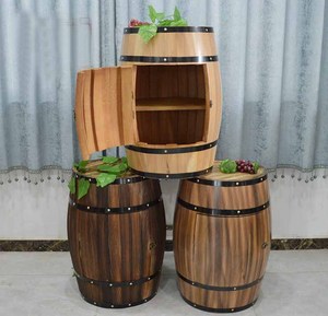 Cổ Điển Gỗ Sồi Rượu Vang Thùng Hiển Thị Tủ Tĩnh Nhiệt Rắn Gỗ Đồ Nội Thất Phòng Khách Cho Nhà Sử Dụng - Product Image 4