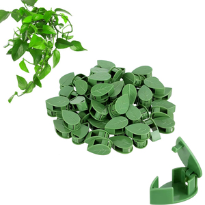 Suministros de Jardín, Hebilla Autoadhesiva de Plástico para Fijar Enredaderas, Soporte para Plantas Trepadoras, Hojas Artificiales para Pared, Uso en Exteriores y Patios - Product Image 1
