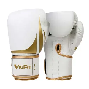 Gants d'entraînement de boxe Entraînement intérieur Gants de boxe en PU résistants à la déchirure pour adultes Gants de compétition