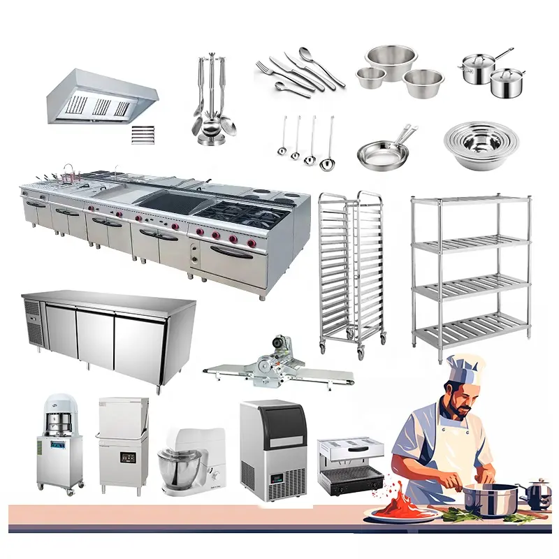 CHEFS Hotel and Restaurant kitchen catering equipment For Star Hotel Supplies With One Stop Solution Factory in China