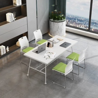 Chaise de formation empilable en plastique de qualité commerciale, résistante aux taches, pour conférences, bureaux, écoles, séminaires et événements