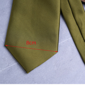 Trajes masculinos Accesorio Clásico Formal Liso <span class=keywords><strong>Corbata</strong></span> Hombres Casual Color sólido 8cm Poliéster Corbatas anchas - Product Image 5