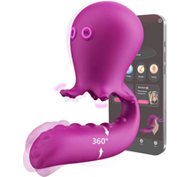 App-gesteuerter Sexschaukel-Vibrator mit Rotation, Rosen-Vibrator, Luftimpuls-Stimulator, Klitoris-Stimulator, Tentakel-Oktopus-Dildo-Vibrator für Frauen
