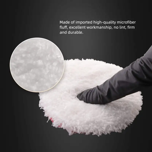 SPTA Lot de 5 tampons de finition en éponge T20 de 2 pouces pour polissage et cirage, pour polisseuse de voiture à double <span class=keywords><strong>action</strong></span>, élimine les rayures fines, lavable - Product Image 2
